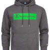 Champion Herren Hoodie Mit Kängurutasche Und Logo Print Dunkel Grau Grün