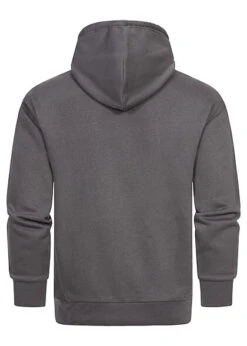 Champion Herren Hoodie Mit Kängurutasche Und Logo Print Dunkel Grau Grün -Stilreich Geschäft 22090403 2