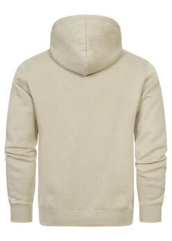 Champion Herren Hoodie Mit Kängurutasche Und Logo Print Beige -Stilreich Geschäft 22090406 2