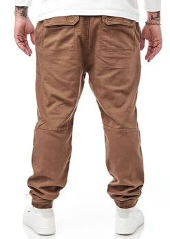 Indicode Herren Cargo Hose Mit 6 Taschen & Gummibund Mit Tunnelzug Cortex Braun -Stilreich Geschäft 22100084 2