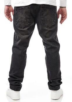 Indicode Herren Jeans Hose Mit 5-Pockets Schwarz -Stilreich Geschäft 22100122 2