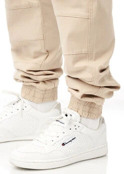 Seventyseven Lifestyle Herren Jeans Hose 4-Pockets Kordelzug Sand Beige -Stilreich Geschäft 22107323 3