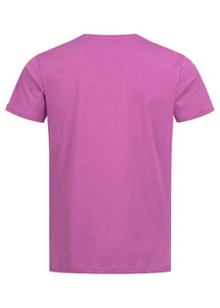 Alpha Industries Herren Basic T-Shirt Mit Logo Print Dark Magenta Lila -Stilreich Geschäft 23030074 2