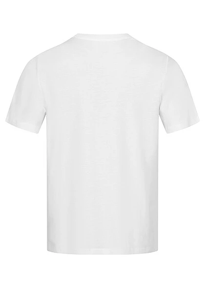 Jack & Jones Jack And Jones Herren NOOS T-Shirt Mit Logo Print Weiss Schwarz 2 Jack & Jones Jack And Jones Herren NOOS T-Shirt Mit Logo Print Weiss Schwarz – Bild 2