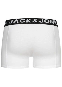 Jack & Jones Jack And Jones Herren NOOS 3-Pack Boxershorts Mit Logo Print Weiss -Stilreich Geschäft 23030139 3