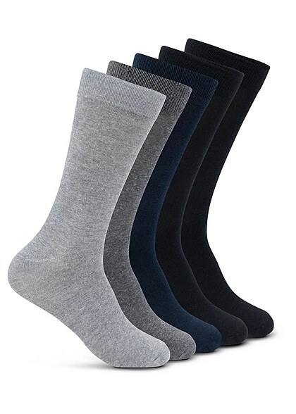 Jack & Jones Jack And Jones Herren NOOS 5-Pack Basic Socken Schwarz Navy Hell Grau Dunkel Grau 3 Jack & Jones Jack And Jones Herren NOOS 5-Pack Basic Socken Schwarz Navy Hell Grau Dunkel Grau -Stilreich Geschäft 23030144