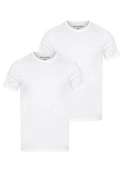 Jack & Jones Jack And Jones Herren NOOS 2-Pack Basic T-Shirt Weiss
