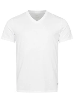 Jack & Jones Jack And Jones Herren NOOS Basic T-Shirt Mit V-Neck Weiss