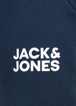 Jack & Jones Jack And Jones Herren NOOS Jogginghose Mit Logo Print 2-Pockets Navy Blazer Blau -Stilreich Geschäft 23030181 2