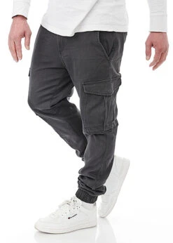 Jack & Jones Jack And Jones Herren Slim Fit Cargo Hose Mit 6-Pockets Schwarz