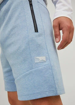 Jack & Jones Jack And Jones Herren Sweat Shorts Mit Zip-Tasche Und Tunnelzug Spring Hell Blau -Stilreich Geschäft 23030188 2