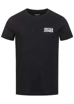 Jack & Jones Jack And Jones Herren NOOS 3-Pack T-Shirt Mit Logo Print 1x Schwarz 1x Navy 1x Weiss -Stilreich Geschäft 23030197 4
