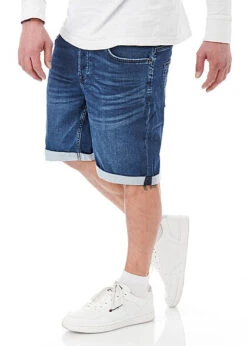 ONLY & SONS Herren NOOS Jeans Shorts Mit 5-Pockets Navy Blau Denim