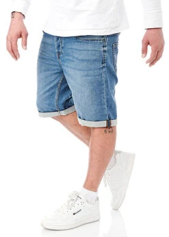 ONLY & SONS Herren NOOS Jeans Shorts Mit 5-Pockets Hell Blau Denim