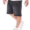 ONLY & SONS Herren NOOS Jeans Shorts Mit 5-Pockets Schwarz Denim
