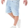 ONLY & SONS Herren NOOS Jeans Shorts Mit 5-Pockets Washed Hell Blau Denim
