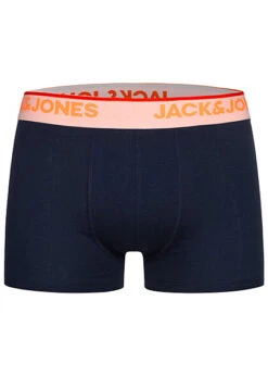 Jack & Jones Jack And Jones Herren NOOS 3-Pack Boxershorts Multicolor Gesteift Navy Blau Grau -Stilreich Geschäft 23030326 3