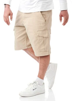 Jack & Jones Jack And Jones Herren Cargo Shorts Mit 6-Pockets Oxfrod Tan Beige