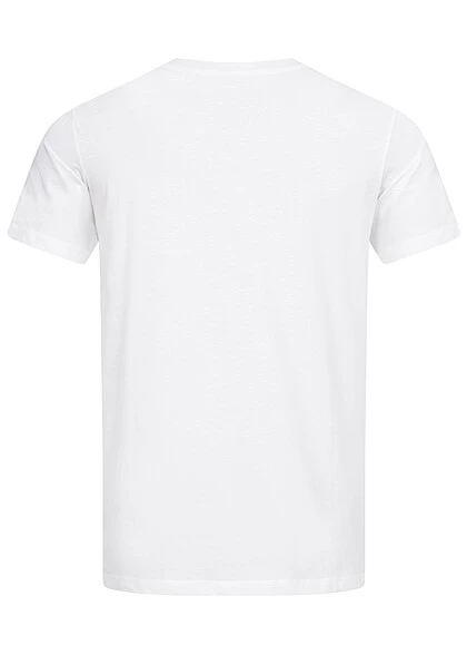 Jack & Jones Jack And Jones Herren T-Shirt Mit Captain Skull Print Bright Weiss 2 Jack & Jones Jack And Jones Herren T-Shirt Mit Captain Skull Print Bright Weiss – Bild 2