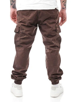 Urban Classics Herren Twill Cargo Jogginghose Braun -Stilreich Geschäft 23040022 2