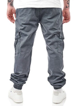 Urban Classics Herren Twill Cargo Jogginghose Darkshadow Grau -Stilreich Geschäft 23040024 2