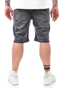 Urban Classics Herren Shorts Relaxed Fit Jeans 4-Pockets Real Black Washed Schwarz -Stilreich Geschäft 23040030 2